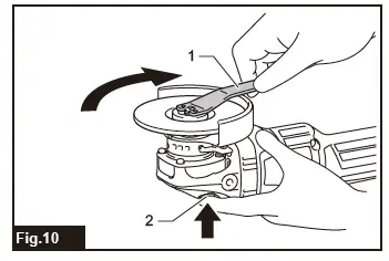 makita GA003G Cordless Angle Grinder fig 10