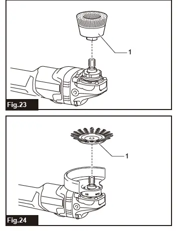 makita GA003G Cordless Angle Grinder fig 23