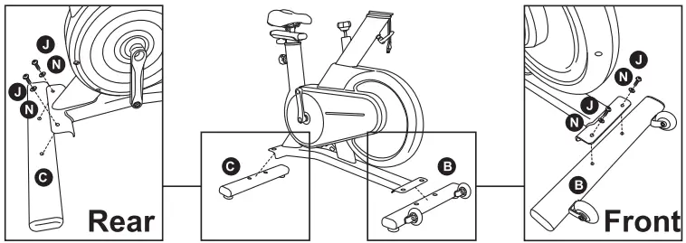 COSTWAY SP37612 Spinning Bike 7