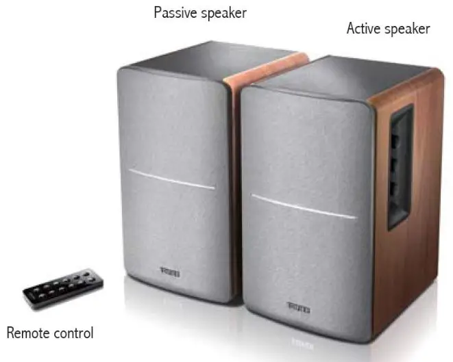 EDIFIER Powered Bluetooth Speaker Box Contents 1