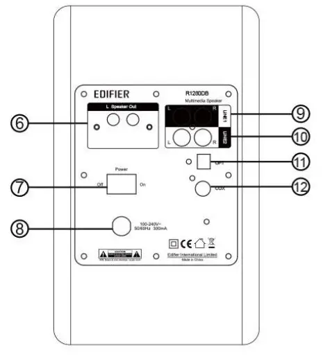 EDIFIER Powered Bluetooth Speaker Speaker Controls 2