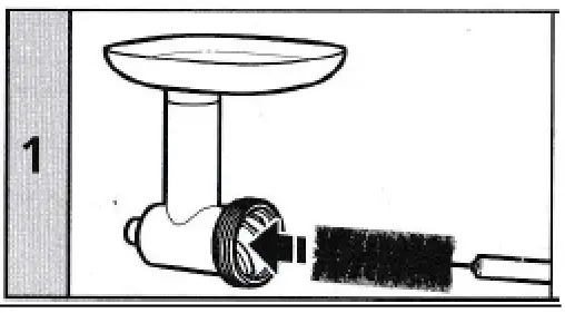 amzchef P 002B Meat Grinder Attachment - brush