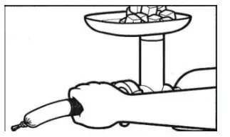 amzchef P 002B Meat Grinder Attachment - food pusher 1