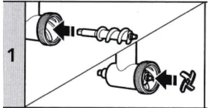 amzchef P 002B Meat Grinder Attachment - warm,