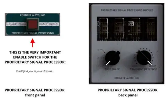 KORNEFF AIP 1 1 Amplified Instrument Processor - PROCESSING SECTION