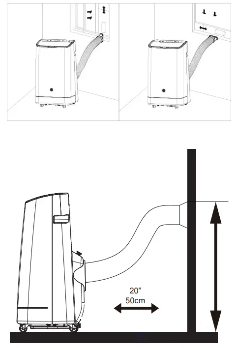 GE APPLIANCE APCA11 Portable Room Air Conditioner 16