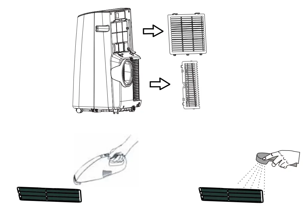 GE APPLIANCE APCA11 Portable Room Air Conditioner 3