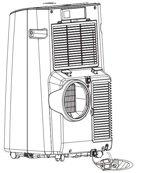 GE APPLIANCE APCA11 Portable Room Air Conditioner 4