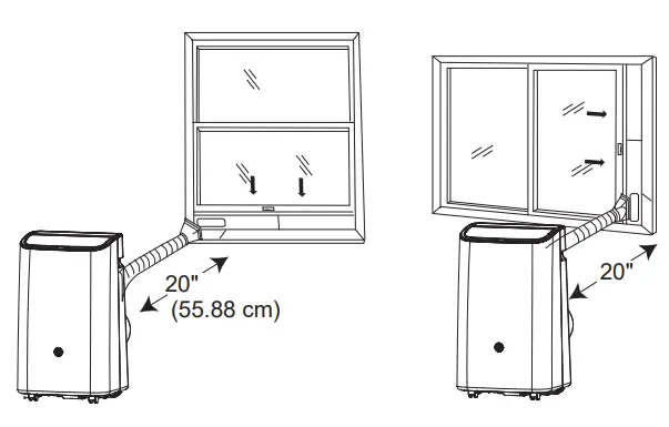 GE APPLIANCE APCA11 Portable Room Air Conditioner 6