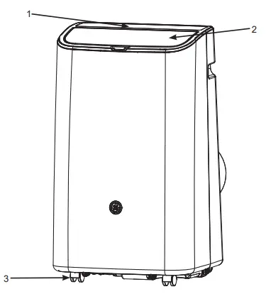 GE APPLIANCE APCA11 Portable Room Air Conditioner 7