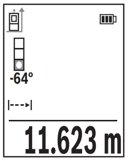 BOSCH 50 27 CG GLM Professional Laser Range Finder - Dusplay 1