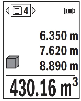 BOSCH 50 27 CG GLM Professional Laser Range Finder - Dusplay 14