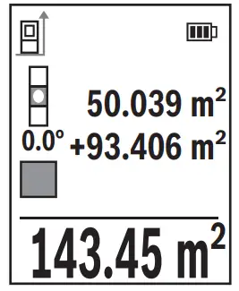 BOSCH 50 27 CG GLM Professional Laser Range Finder - Dusplay 15