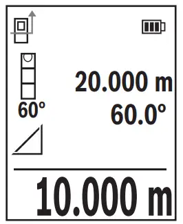 BOSCH 50 27 CG GLM Professional Laser Range Finder - Dusplay 6