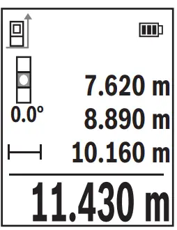 BOSCH 50 27 CG GLM Professional Laser Range Finder - Dusplay