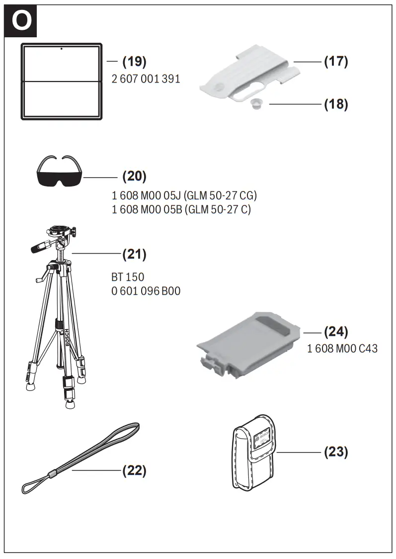 BOSCH 50 27 CG GLM Professional Laser Range Finder - fig 9