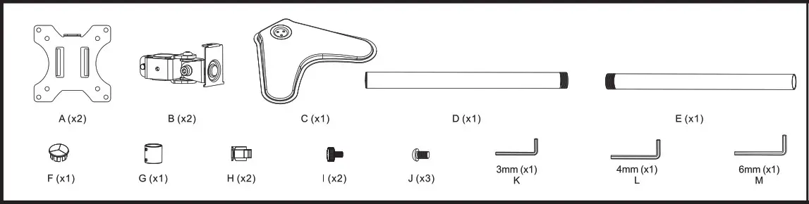 V7 support DS1FSDS Dual Stack Monitor Table Stand - Product Overview 1