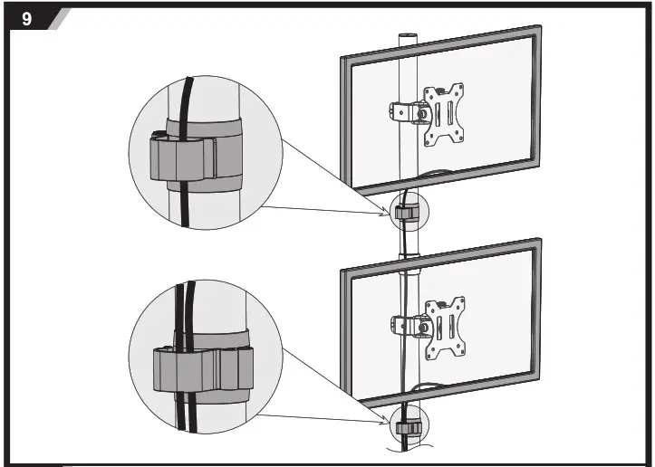 V7 support DS1FSDS Dual Stack Monitor Table Stand - Product Overview 11