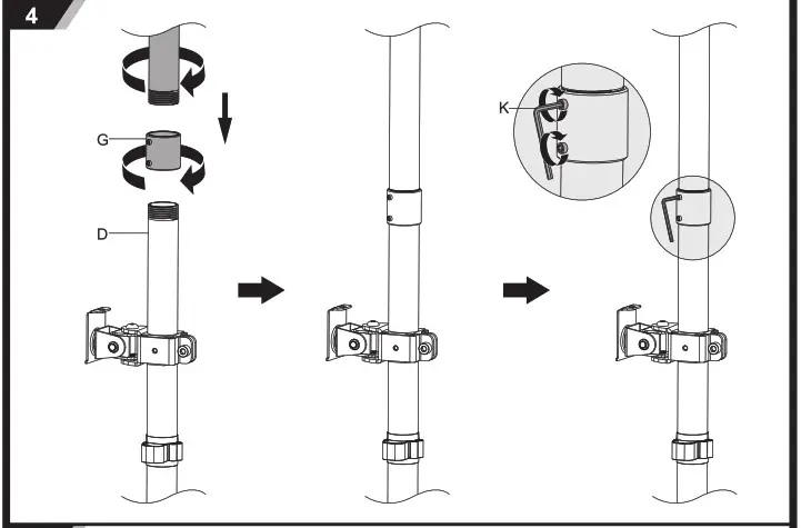 V7 support DS1FSDS Dual Stack Monitor Table Stand - Product Overview 5