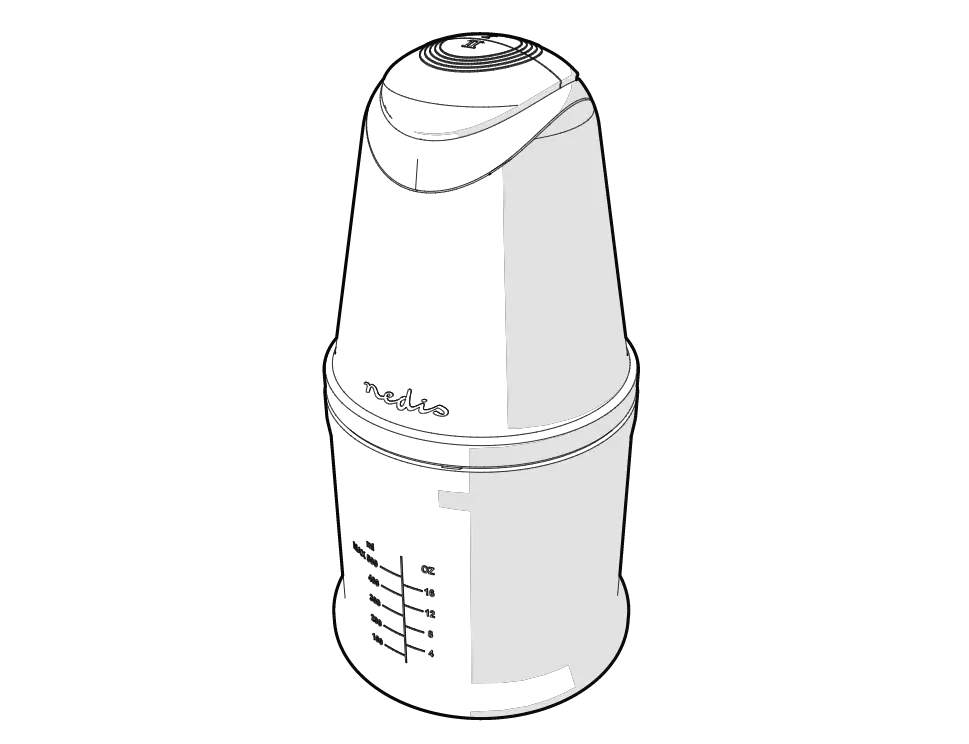 Nedis Kamc200cbk Mini Chopper User Manual