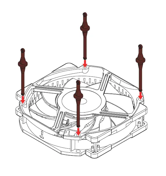 noctua-NF-A12x25r-PWM-Round-Frame-Quiet Fan-fig-4