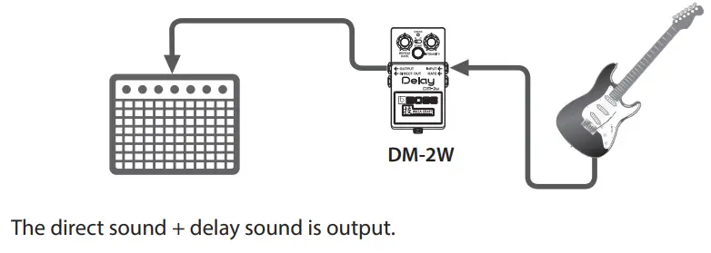 OUTPUT/DIRECT OUT jacks