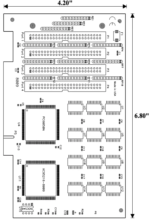 Silk Screen - 8009 PCB