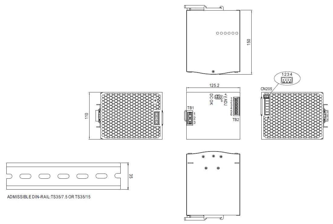 Mean-Well-SDR-960-4-Industrial-DIN-rai-power-supply-fig2