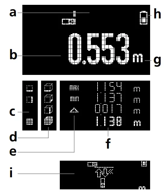 Laserliner 1519026 DistanceCheck Laser Range Finder Reading Range - fig 9