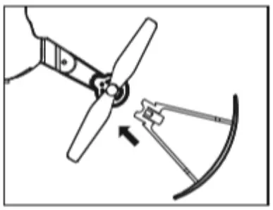 PRO FLIGHT Remote Control - FITTING THE BLADE