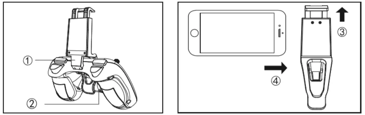 PRO FLIGHT Remote Control - MOBILE PHONE HOLDER