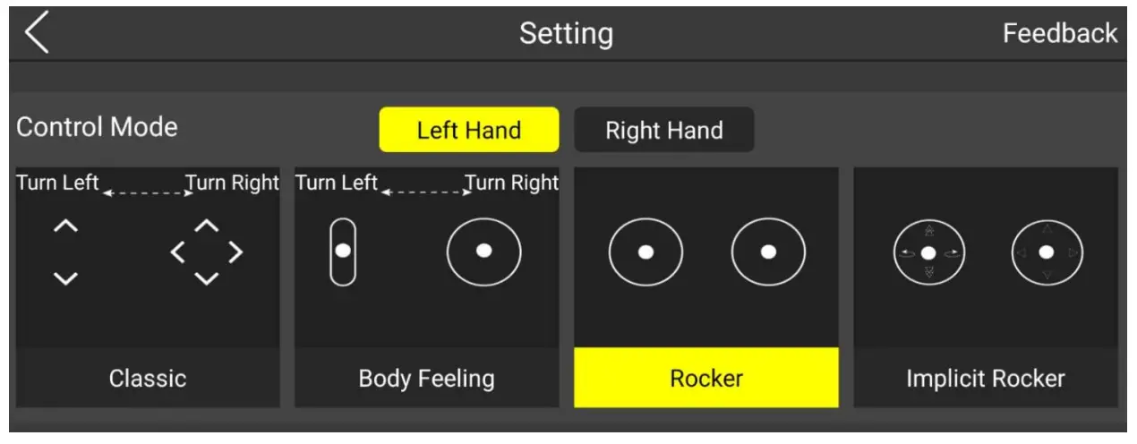 PRO FLIGHT Remote Control - WI-FI SETTINGS 1