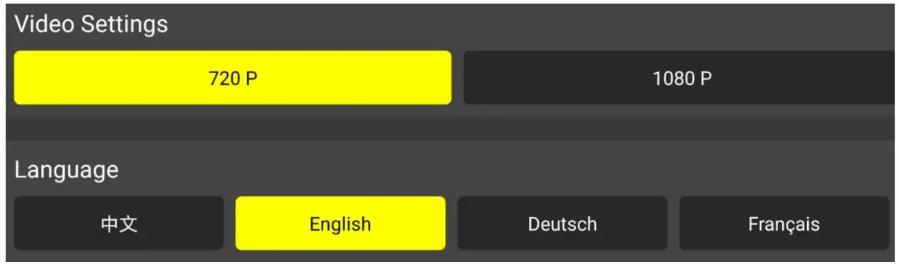 PRO FLIGHT Remote Control - WI-FI SETTINGS 3