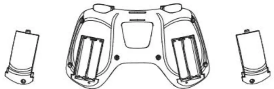 PRO FLIGHT Remote Control - instaling batteries