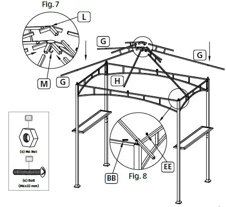 belavi 43472 Grill Gazebo-6