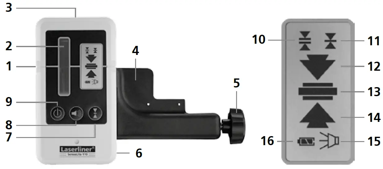 Laserliner-SensoLite-110-Rotary-Laser-Receiver-fig-1