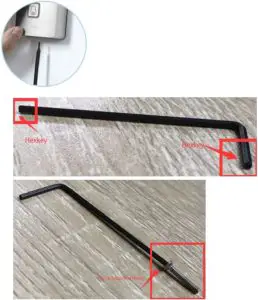 Security screw/Hex key