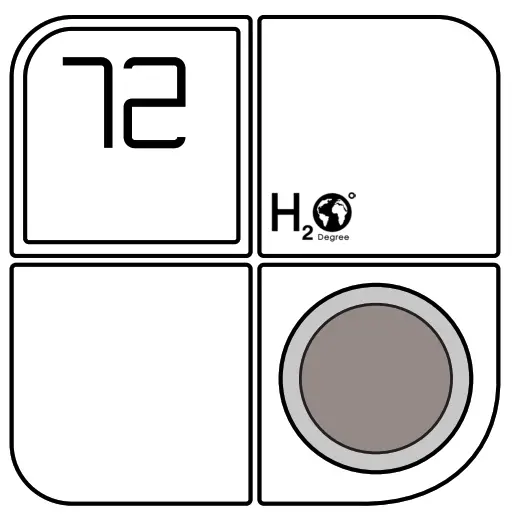 H2O Degree T-1000 Wireless Smart Thermostat - fig