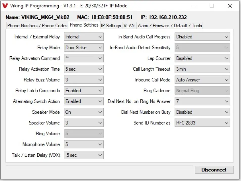 VIKING 32TF-IP Touch-Free VoIP Entry Phones 15