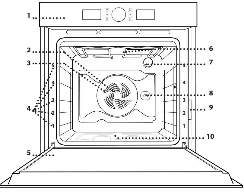 Hotpoint SI5 854 P IX Electric Single Built in Oven - DESCRIPTION