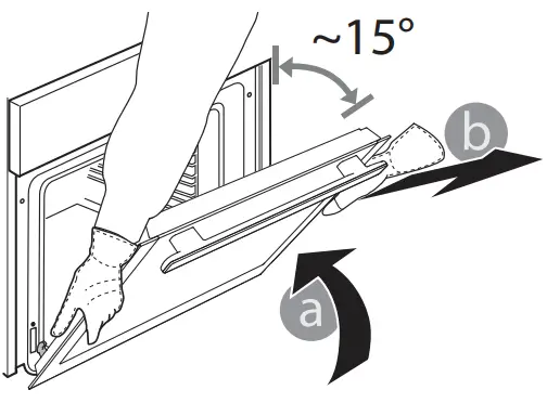 Hotpoint SI5 854 P IX Electric Single Built in Oven - REFITTING THE DOOR 1