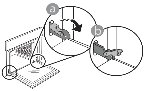Hotpoint SI5 854 P IX Electric Single Built in Oven - REFITTING THE DOOR