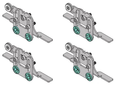 BARCO UNI-0005 55 Inch Bezel-less Tiled LCD Video Wall Platform - Corner Trim Brackets