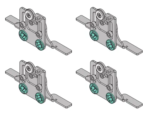 BARCO UNI-0005 55 Inch Bezel-less Tiled LCD Video Wall Platform - Corner Trim Brackets2