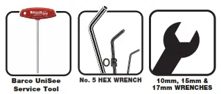 BARCO UNI-0005 55 Inch Bezel-less Tiled LCD Video Wall Platform - TOOLS REQUIRED