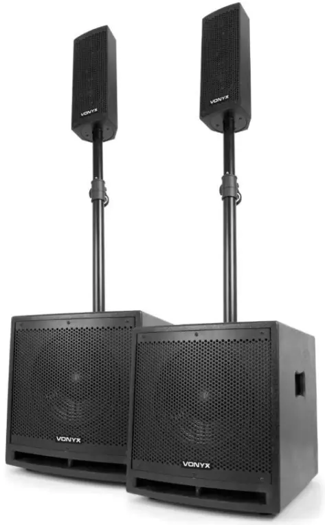 VONYX VX1000BT Active Speaker Kit -