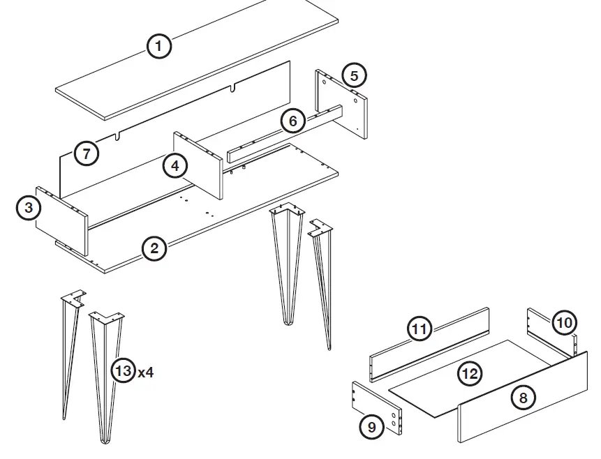 VonHaus-3000420-Grey-and-Gold-Console-Table-with-Hairpin-Legs-1