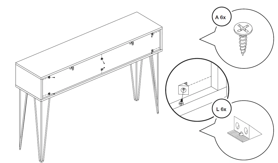 VonHaus-3000420-Grey-and-Gold-Console-Table-with-Hairpin-Legs-8