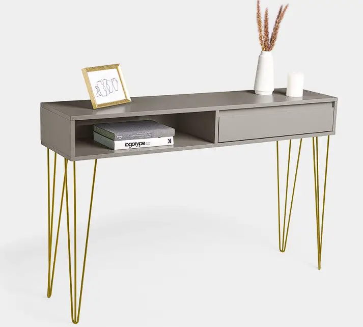 VonHaus-3000420-Grey-and-Gold-Console-Table-with-Hairpin-Legs-product-image