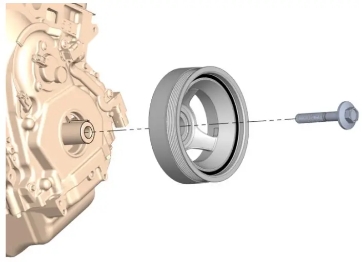 20-180BK Complete Holley Mid Mount Accessory Drive Kit - fig 14